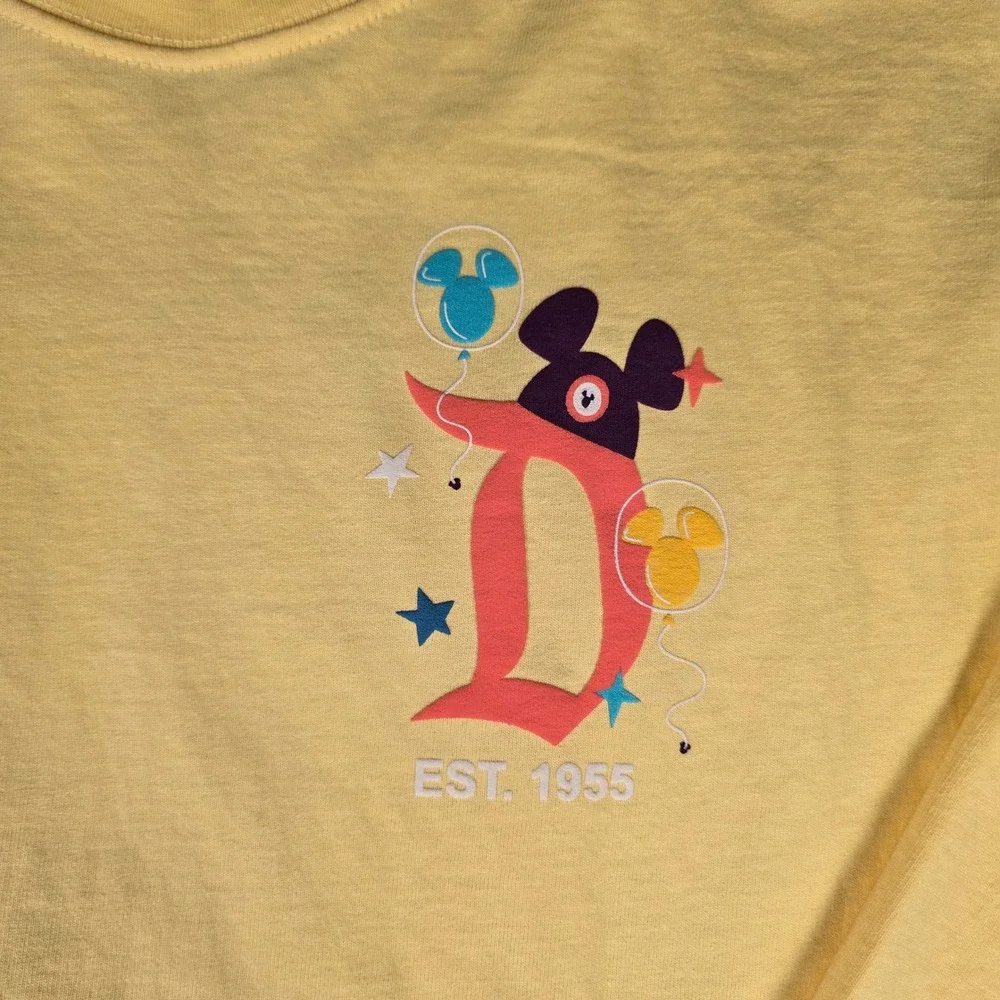 NWT Disney Disneyland Resort Play in Parks Yellow Spirit Jersey Size S - Picture 3 of 11